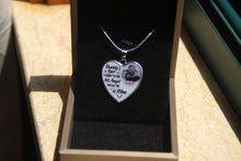 Load image into Gallery viewer, New Type Of Personalized Daddy`s Girl Memorial Heart Photo Necklace