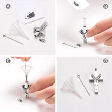 Load image into Gallery viewer, Cremation Urn Necklace of cross pendent for Ashes
