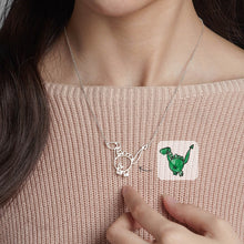 Load image into Gallery viewer, 18K Gold Plated Stainless Steel DIY Kids Drawings into Necklace o Keychain
