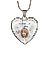 Load image into Gallery viewer, New Type Of Personalized Carry You With Me Memorial Heart Photo Necklace
